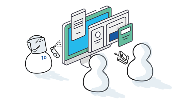 Developers developing websites