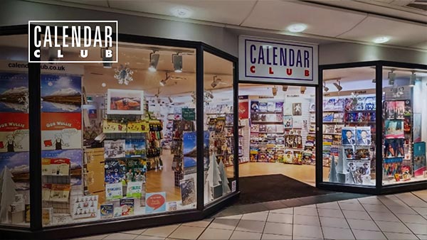 Calendar club shop in shopping mall