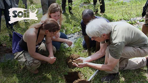 Kids and adult gardening